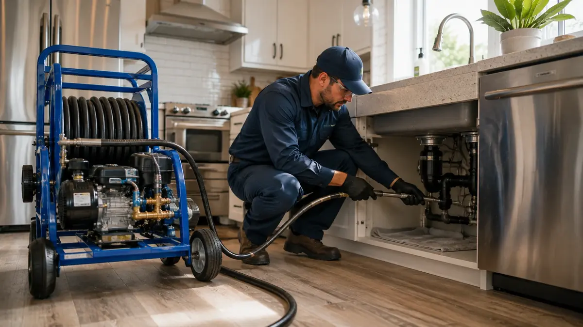 Kitchen Drain Hydro Jetting in Bodega Bay