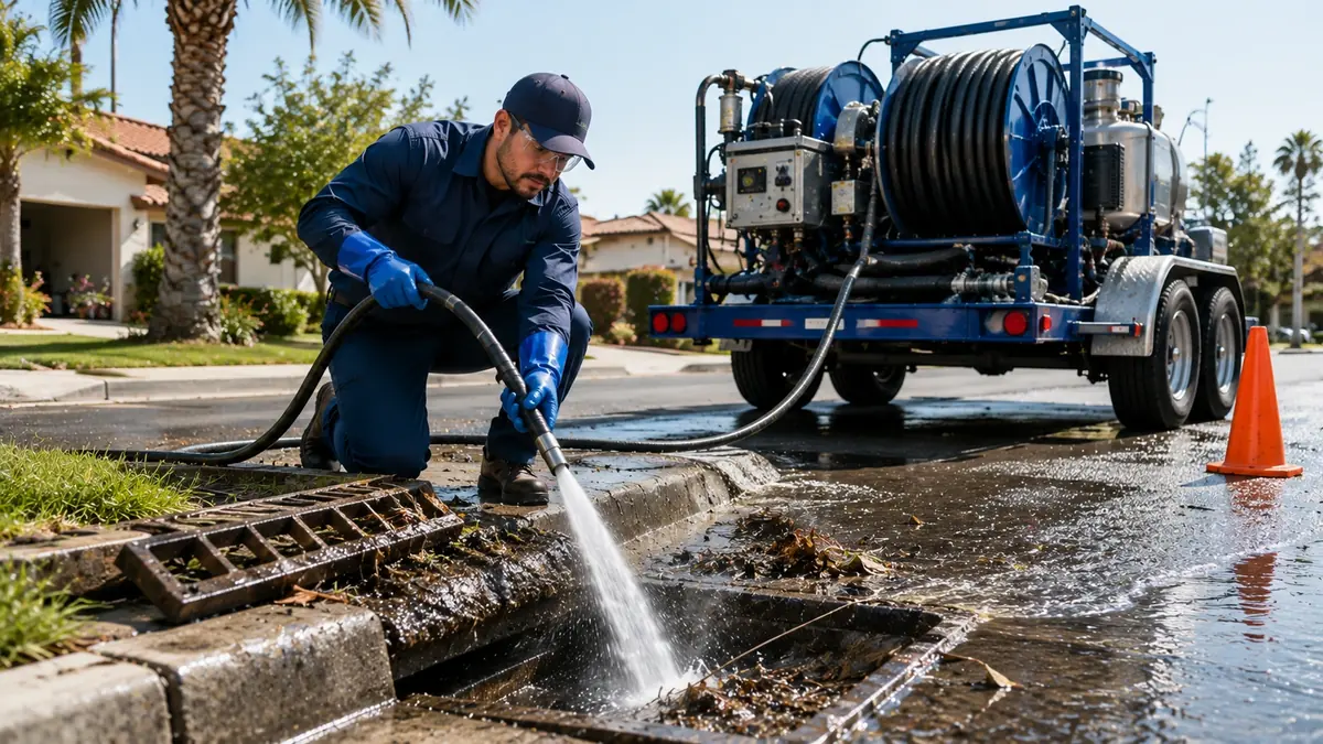Storm Drain Hydro Jet Cleaning in Bodega Bay