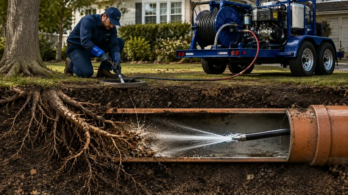 Tree Root Removal with Hydro Jetting in Bodega Bay